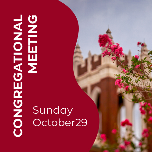 Congregational Meeting October 29