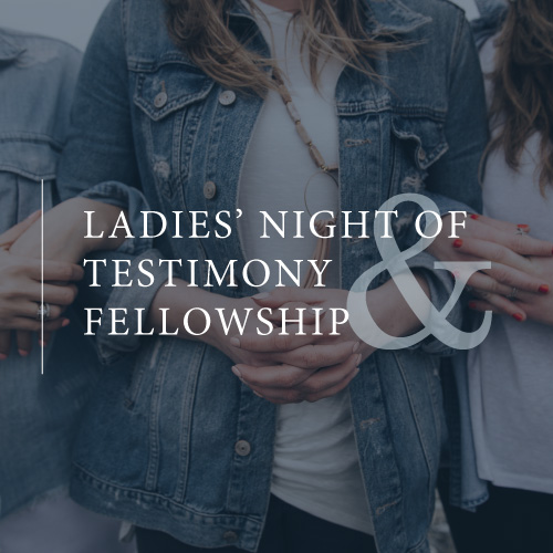 September 14 Women's Night Testimony & Fellowship